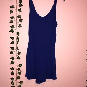 Navy blue romper